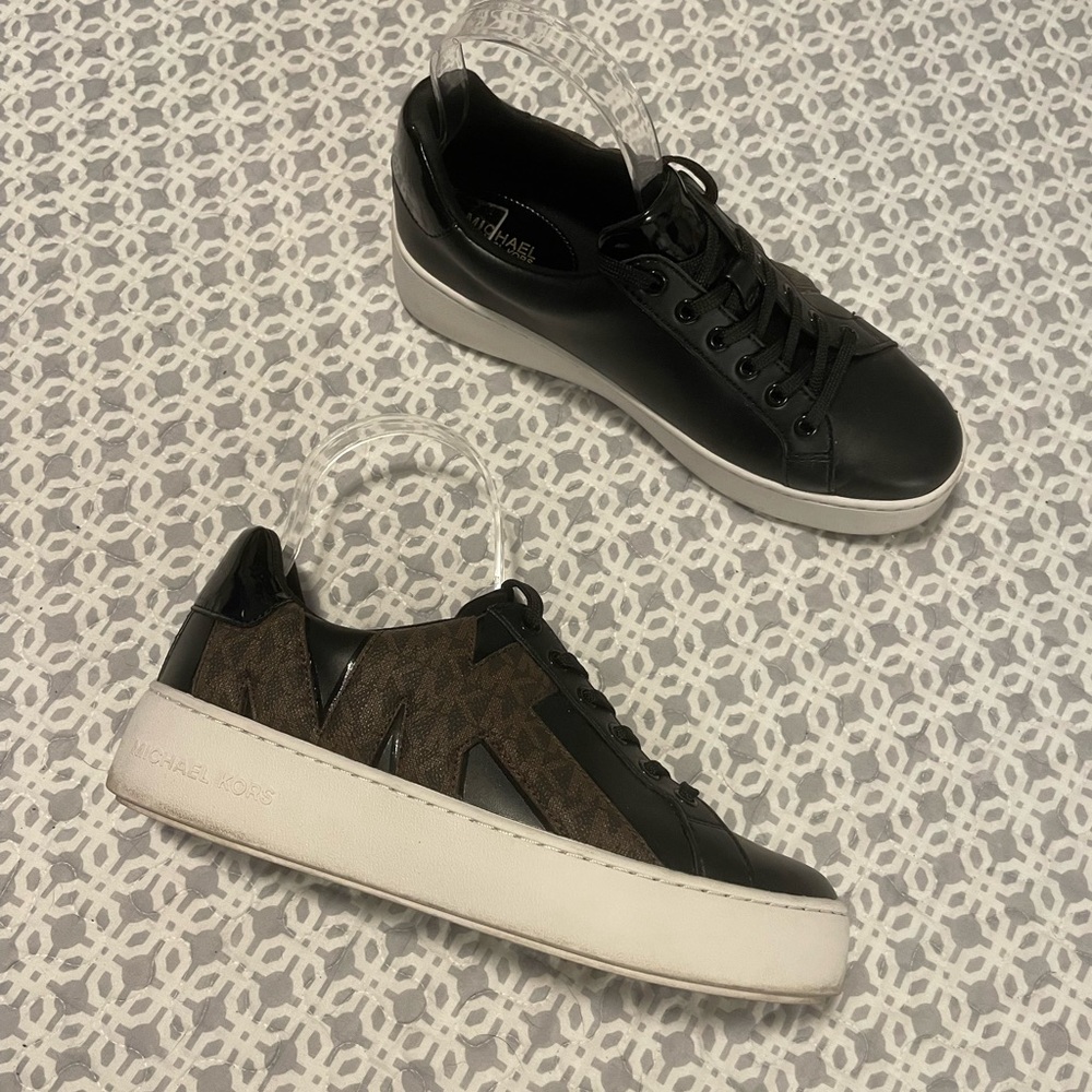 michael kors poppy platform sneakers